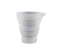 Tasse de mélange portable en silicone flexible - Outil de mesure pliable en résine époxy pour la fabrication de bijoux et l'outil de mesure pliable en silicone