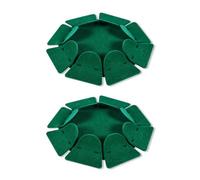 Tasse de Mise de Golf dans Toutes Les Directions, Outil d'entraînement de Putter de Golf Vert 2 pièces