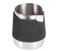 Tasse de mousseur de lait de 350 ml, 304 pichet mousser (Noir)