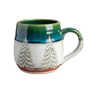 Tasse de Noël - Verres à lait - Tasse de vacances en résine avec motif d'arbre pour jeunes, hommes, amis, maman, dames, cuisine, vacances, fête, bar