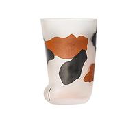 Tasse de Patte de Chat, Tasse de Griffe de Chat, Tasse à Café Imprimée de Griffe de Pied de Chat Mignon, Tasse Givrée de Patte de Chat, Tasses en Verre de Lait de Patte, Tasse de Lait de Petit(#3)