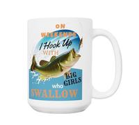 Tasse de pêche | Tasse à café chaud en céramique | Pour pêcheurs, enseignants, étudiants, bureau, restaurant, hôtel, salon, étude, vin, jus, bière, lait