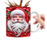 Tasse de Père Noël vintage - Tasse à café de Noël 350 ml | Tasses de Noël Tasse à café, tasse à café du Père Noël Tasses de Noël, Tasse en céramique pour café, thé, chocolat Ca