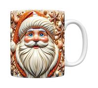 Tasse de Père Noël vintage - Tasse à café de Noël 350 ml | Tasses de Noël Tasse à café, tasse à café du Père Noël Tasses de Noël, Tasse en céramique pour café, thé, chocolat Ca