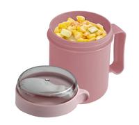 Tasse De Petit Déjeuner - 500ml Récipient Hermétique Pour Collation Avec Couvercle Et Cuillère | Joint Étanche | Récipient À Soupes Portable Pour Le Travail, L'université, La Randonnée, Les Voyages