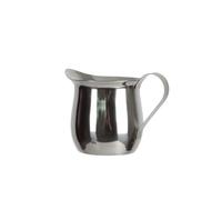 Tasse de pichet de mousse de lait de café d'acier inoxydable avec le bec verseur tasse à mesurer d'once de crème expresso for les pièces de réparation de Machine de brassage de café(240ML)