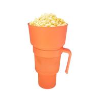 Tasse De Pop-corn Coupe Collation 2 En 1 Créative | THEAU-RÉSISTANT Pour Les Pop-cornes Et Boissons Snackbechers Du Stade Spill-sans Pratique Idéal Événements Loisirs Théâ