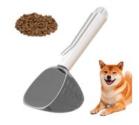 Tasse de portion de nourriture pour animaux de compagnie-pelle de mesure d'alimentation portative, conception de poignée ergonomique | Trempette polyvalente et polyvalente pour ingrédients secs, adapt