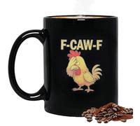 Tasse de poule amusante - Tasse à café en céramique - Tasse à café en céramique - Tasse à lait créative, pour thé, lait, jus, eau, boissons chaudes et froides, famille, amis, poulet, amants de poulet