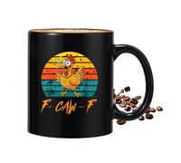 Tasse De Poulet Drôle, Café Du Matin Hilarant, 10x8x9,5 Cm, Boire À L'eau Froide Chaude, Tasse De Plaisanterie De Poulet, Poignée Facile À Pointe, Pour Le Salon De Poche De Dortoir Du Bureau À