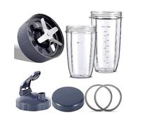 Tasse de presse-agrumes 32 tasses + 24 tasses 2 anneaux en caoutchouc Couteau mélangeur 900W accessoires tasse tasse mélangeur accessoires pièces presse-agrumes Petit électroménager pièces