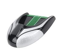 Tasse de putting électrique automatique pour le golf, machine de retour de balles pour le golf d’intérieur, entraîneur de putting à restitution automatique des balles avec base en (Argent)