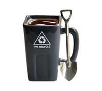 Tasse de recyclage - Conteneur de boisson en céramique - Tasse de petit-déjeuner drôle - Pour étudiants, professeurs d'études, bureau, restaurant, cuisine, salon, moi