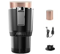 Tasse de refroidissement et de chauffage 2 en 1 pour voiture - Affichage de la température LED intelligent, refroidissement et chauffage rapides (-3 °C à 65 °C) - Câble d'alimentation de voiture et