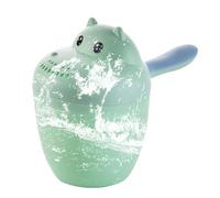 Tasse de rinçage de bain | Cartoon Hippo Baby Rinse pour tasse de shampooing cascade avec protection des yeux pour bébé | Outil de bain durable dans un sac en polypropylène