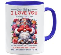Tasse de Saint-Valentin | When I Tell You I Love You | Tasse d'anniversaire pour elle | Cadeau pour lui | Tasse à café | Saint-Valentin | Cadeaux de Saint-Valentin | Cadeau de 21e anniversaire pour