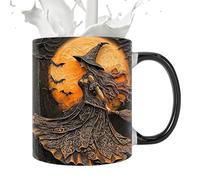 Tasse de sorcière - Coupe d'Halloween | Tasse de bière de sorcières | tasse d’horreur | Tasse d'Halloween | Tasses à expresso d’Halloween | Tasses de tasse d’Halloween en céramique | Tasse à boire