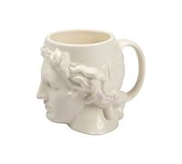 Tasse de tête de David en céramique Grande capacité Antique Grecque Apollo Sculpture Tasse Bureau Tasse à café personnalisée décoration de Bureau Tasse (05)