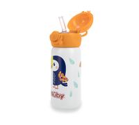 Tasse de voyage anti-d versement en acier inoxydable Flip-It Active de Nuby Thirsty Kids, 400 ml, Toucan
