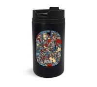 Tasse de voyage avec carte de la ville de Rome, Italie, souvenir touristique, gobelet de voyage, tasse à café isotherme, tasse portable