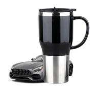 Tasse de voyage chauffante, bouilloire électrique de voiture | Tasse de voyage électrique 12 V - Chauffe-café Portable, bouilloire à eau chaude élégante avec poignée 450ml pour voiture, mai