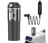 Tasse de voyage chauffée pour voiture, tasse chauffante pour voiture électrique, tasse chauffée multifonctionnelle 12 V/24 V | tasse à café pour véhicule, chaudière à eau chaude de voiture pour