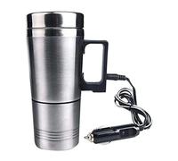 Tasse de voyage chauffée - Tasse chauffante pour voiture - Tasse chauffante pour eau, café, bouilloire électrique de voyage de 300 ml pour voiture, camion, bureau, maison, dortoir