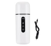 Tasse de voyage électrique, Tasse d'eau chauffée 12 V/24 V portable, de voyage universelle avec fonction d'agitation automatique, bouilloires de voiture de 420 ml pour garder le lait/thé au chau