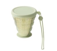 Tasse de voyage en silicone, tasse à eau pliable en silicone avec couvercle | Ensemble d'eau extensible, réutilisable avec couvercles