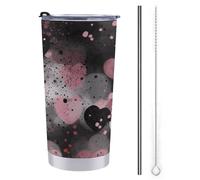 Tasse de voyage isotherme en acier inoxydable avec couvercle anti-déversement pour le café et le thé - Garde les boissons chaudes ou froides