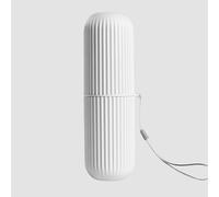 Tasse De Voyage Portable Pour Brosse À Dents,Porte-Dentifrice,Étui De Rangement,Tasse De Rangement Pour Articles De Toilette,Boîte Économique Créative.White.