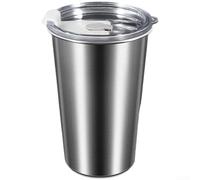 Tasse de voyage Quick Freeze 400 ml en acier inoxydable 304 avec noyau de glace pour ne pas diluer les boissons (portion unique)