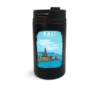 Tasse de voyage souvenir de voyage Bali Indonésie, gobelet de voyage, tasse à café isotherme, tasse portable