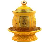 Tasse d'eau bénite du mantra de la grande compassion sacrée Tasse d'eau pure empaistique Fournitures bouddhistes