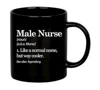 Tasse Définition d'infirmier masculin Murse comme un Tasse A Cafe GoûTer 2 | pièces / 330 ml Robuste Mugs Portable Tasses A Cafe Hommes Entreprise