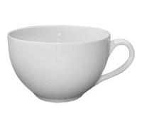 Tasse déjeuner 43 cl Louvre (lot de 2) - Porcelaine Girard - Blanc - Porcelaine BLANC G