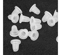 Tasse D'encre de Tatouage en Silicone, 100 Pièces/sac 2 Tailles Support D'accessoires de Pigment de Microblading en Plastique pour un Usage Professionnel ou Domestique(S)