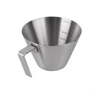 Tasse d'extraction à expresso en acier inoxydable 304 - 100 ml - Dégouteur de café avec bec verseur pour baristas professionnels et brassage maison - 7,5 x 4,5 cm (vintage)