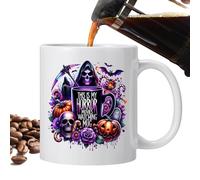 Tasse d'Halloween, tasses à café d'Halloween, tasse à lait effrayante 300 ml, tasses à cacao chaudes en céramique, tasses gothiques pour café, thé et boissons