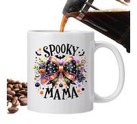 Tasse d'Halloween, Tasses à café d'Halloween, Tasse d'eau effrayante 12 oz | Tasses en céramique pour cacao chaud, tasses gothiques pour café, thé et boissons