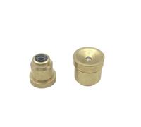 Tasse d'huile à bride en laiton à ajustement serré | Huileur de graisse à buse à ressort Hit&Miss à bouton-poussoir à bille(M4 10pcs)