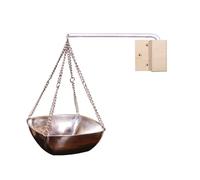 Tasse d'huile de sauna - bol de diffuseurs de parfum, bras de porte-huile | Conception de tasse de parfum métallique balancé, plateau de chauffage à arôme réglable, outil de perfusion d'huil
