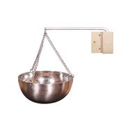 Tasse d'huile de sauna - bras oscillant à huile essentielle, bol diffuseur à parfum de spa | Attachement en tasse en métal, plateau de réchauffement à l'huile activé par la chaleur, accesso