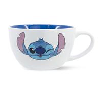 Tasse Disney Stitch en céramique grande pour petit-déjeuner 740ml pour enfants