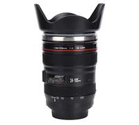 Tasse d'objectif de caméra de Simulation, tasse à café en acier inoxydable avec couvercle rétractable, pour les amoureux des photographes