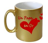 Cbkreation Tasse dorée en céramique Un Papa en Or