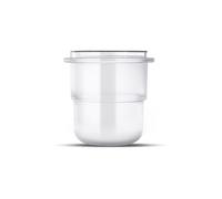 Tasse doseuse à café empilable, pratique, facile à nettoyer, outil à café réutilisable, accessoire, tasse à poudre for 58mm(Transparent Frosted)