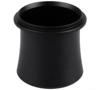 Tasse doseuse à café en alliage d'aluminium conçue pour les machines à expresso prenant en charge les diamètres du porte-filtre de 51 mm, 53 mm, 54 mm, 58 mm, intérieur sablé (noir)