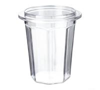 Tasse doseuse à café en polycarbonate transparent | Récupérateur de café expresso de 51 mm pour barista à usage domestique et commercial | Tasse à mesurer épaisse pour un nettoyage facile