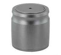 Tasse doseuse à expresso en alliage d'aluminium de 58 mm avec couvercle, entonnoir et anneau de dosage pour un usage professionnel et domestique, compatible avec les machines à expresso (gris)